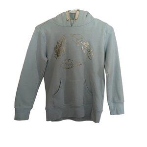 Anko blue white comfortable hoodie jacket sweater fluffy girls' warm winter